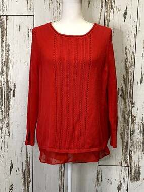 Lucky Brand Red Sweater